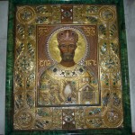 Драгоценная икона св. Давида Строителя, грузинского царя